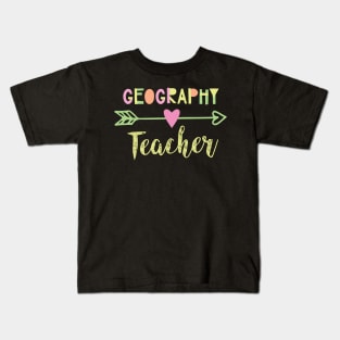 Geography Teacher Gift Idea Kids T-Shirt